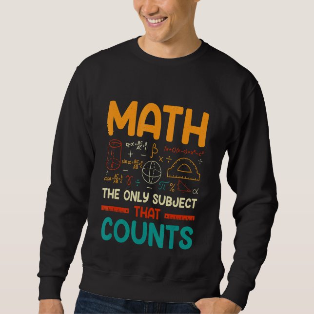 Moletom Matemática O Único Assunto Que Conta (Frente)