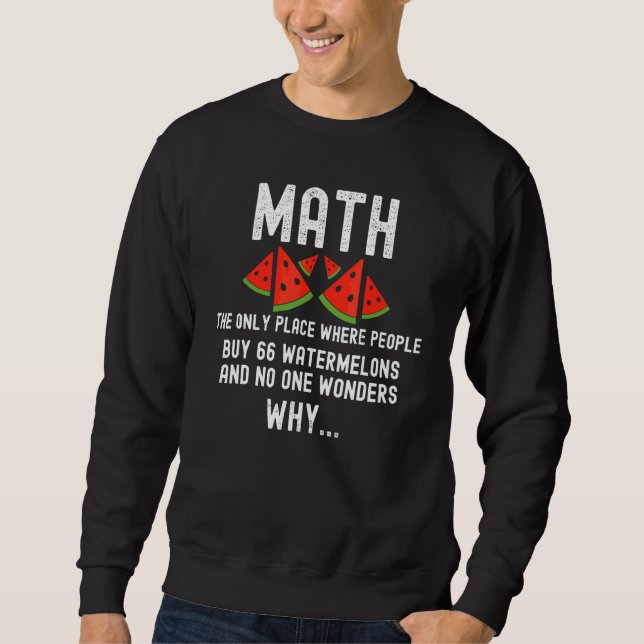 Moletom Matemática o Único Local Onde as Pessoas Compram 6 (Frente)
