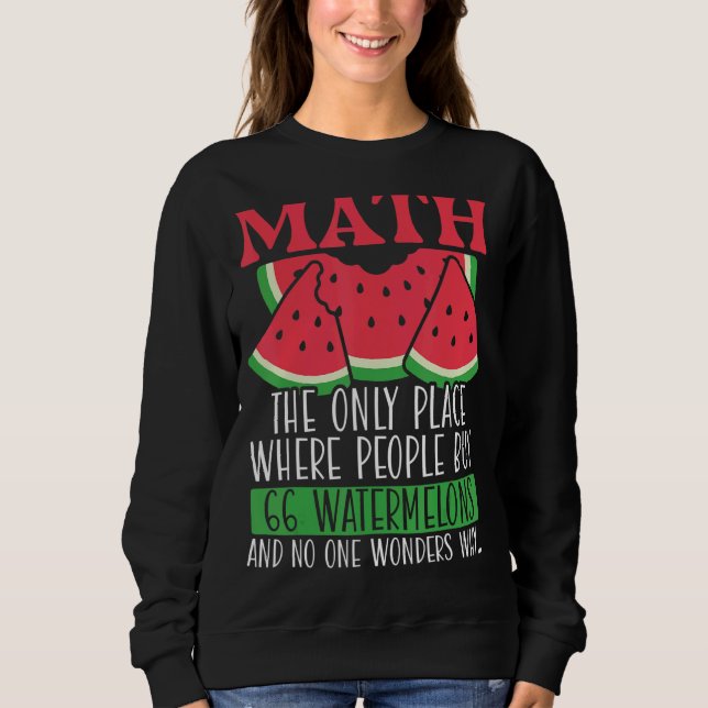 Moletom Matemática O Único Local Onde O Pessoas Comprar 66 (Frente)