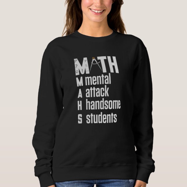 Moletom Matemática Para Estudantes Bonitos, Matemática Eng (Frente)