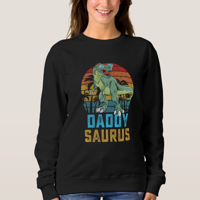 Moletom Matéria Pai Surus Daddysaurus T Rex Dinosaur (Frente)