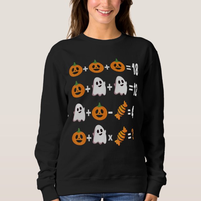 Moletom Math Teacher Halloween Order of Operations Men Wom (Frente)