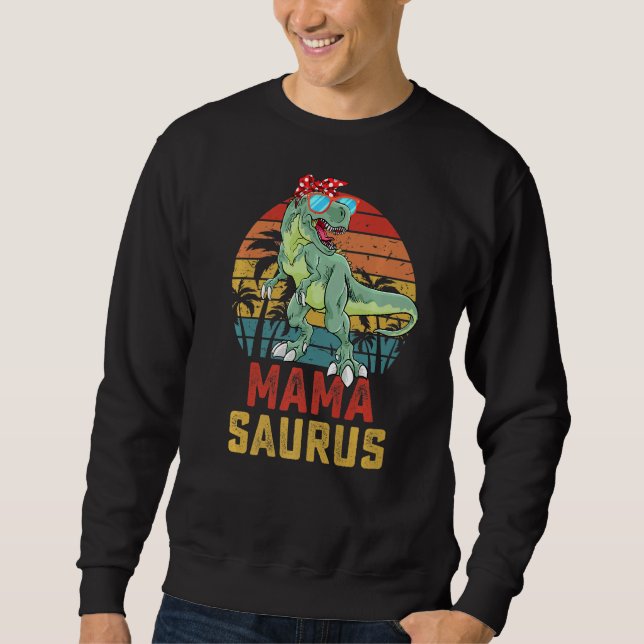 Moletom Matriz da Família Mamasaurus T Rex Dinosaur Mama S (Frente)