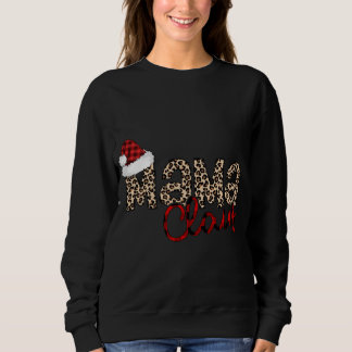Moletom Matriz da Família Pajama de Natal da Mãe Claus San