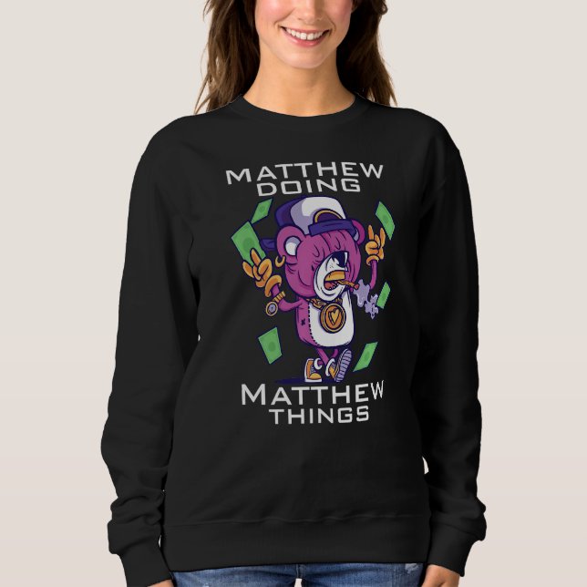 Moletom Matthew fazendo (Frente)