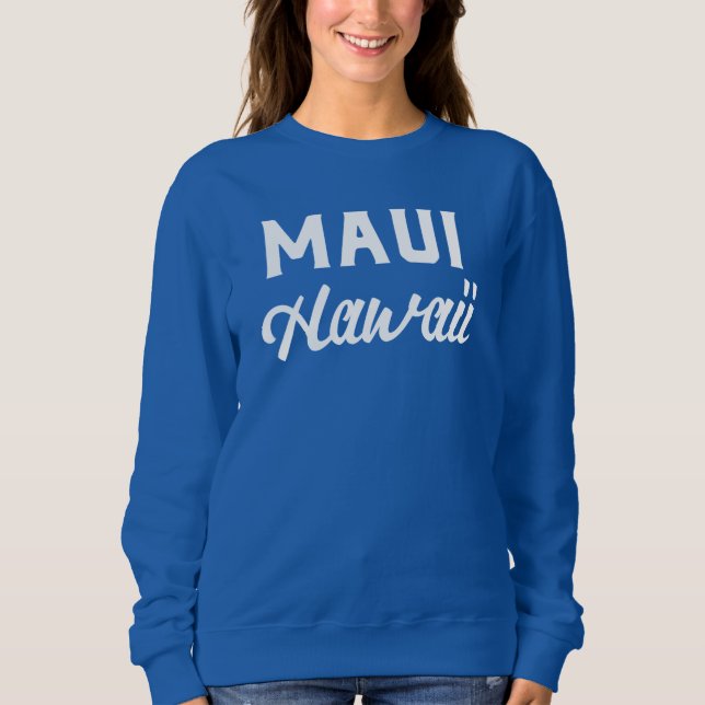 Moletom Maui Hawaii Souvenir (Frente)