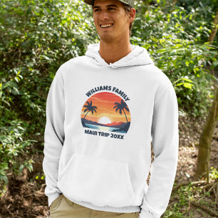 Moletom Maui Vacing Legal Sunrise Palm Trees Personalizado