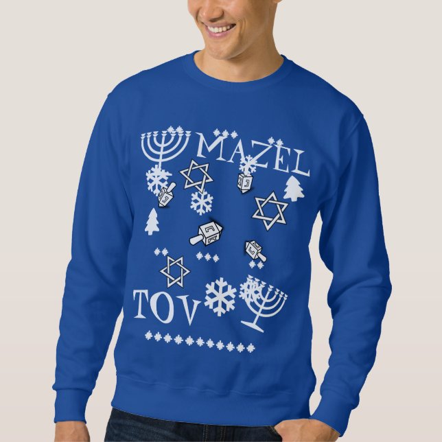 Moletom Mazel Tov Ugly Haunakka Sweater (Frente)