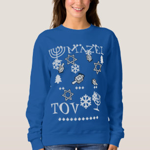 Moletom Mazel Tov Ugly Haunakka Sweater, de uso feminino