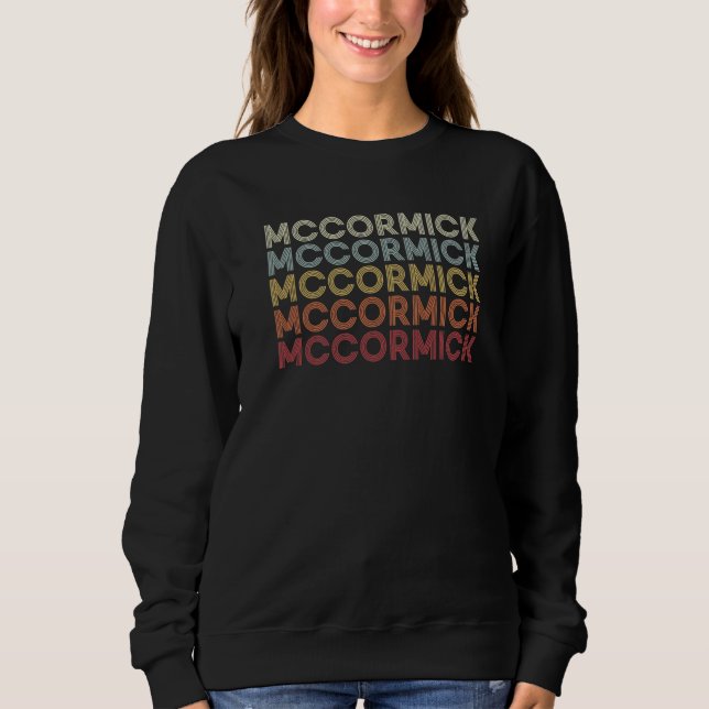 Moletom Mccormick Carolina do Sul Mccormick SC Retro Antig (Frente)