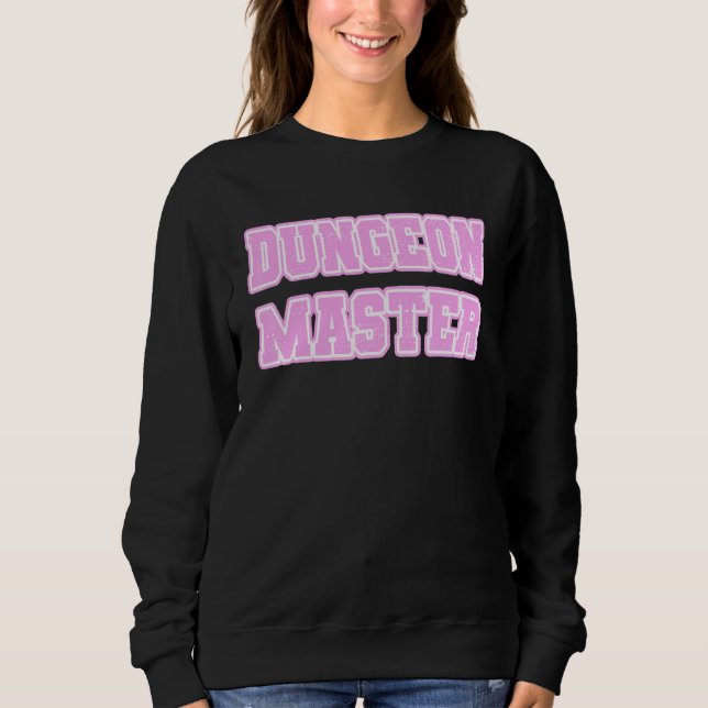 Moletom Mdf Dungeon, Rosa, Mestre Figurino, Gamer Girl (Frente)