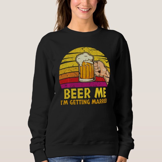 Moletom Me Casei Cerveja Festa de Despedida de Solteiro No (Frente)
