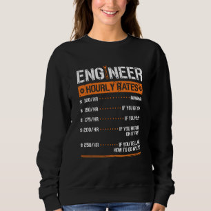 Moletom Mecânico de Engenharia de Taxa Horária do engenhei