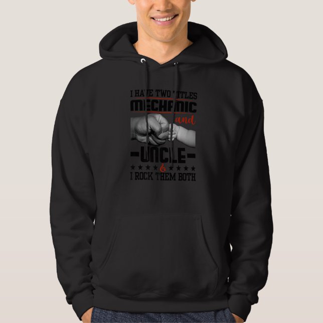 Moletom Mechanic Uncle Humor Quote Clothing (Frente)