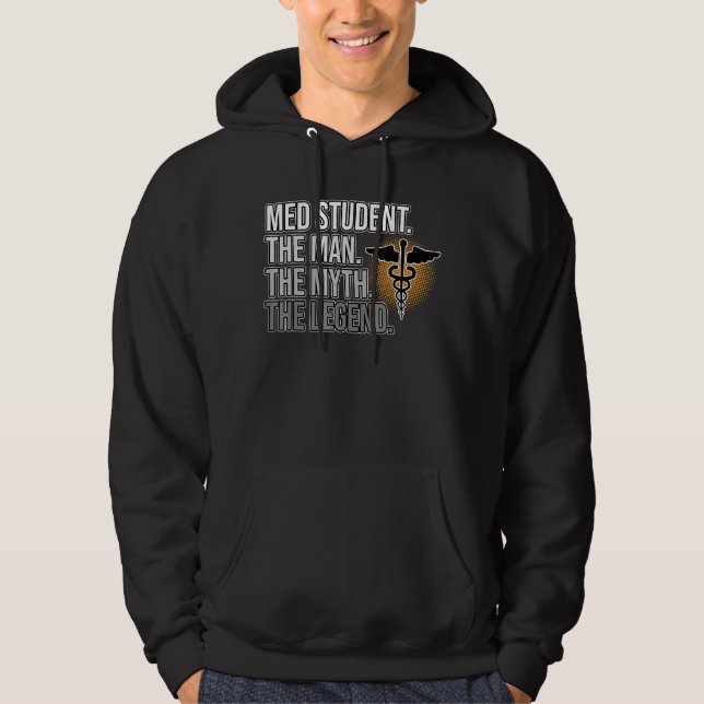 Moletom Med Student Man Myend Legend Medicina Doutor (Frente)