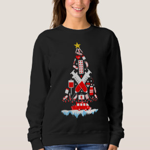 Moletom Medical Tree Snowman Winter Engraçado Hospital Méd