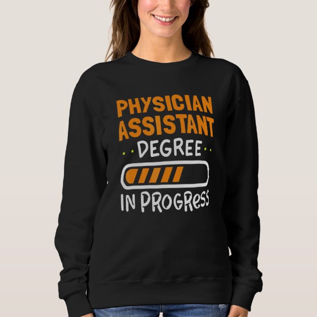 Moletom Médico Assistente Bonito Para Estudante de PA Facu (Frente)