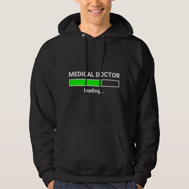 Moletom Médico Carregando Piada Principal da Faculdade de  (Frente)