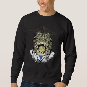 Moletom Médico Crocodilo Jacaré Cirurgião Médico Dr MD