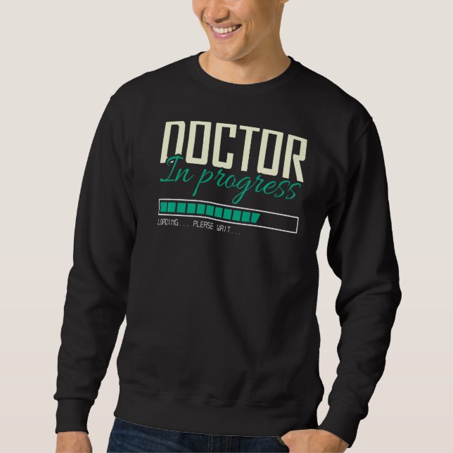 Moletom Médico Estudante Médico em Andamento (Frente)