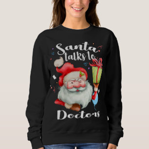 Moletom Médicos Bonitos, Papais noeis De Presente Do Xmas