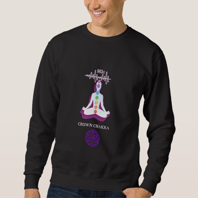 Moletom Meditação Crown Chakra (Frente)