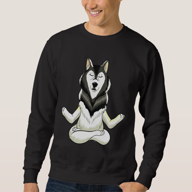 Moletom Meditação em animais roucos (Frente)