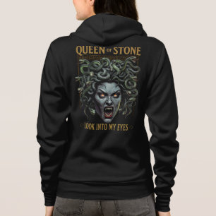 Moletom Medusa Rainha de Pedra Gótica Hoodie