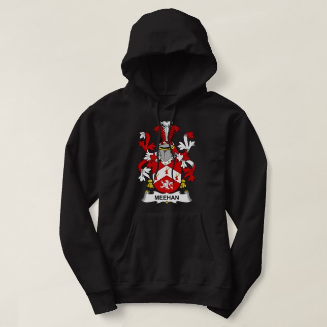 Moletom Meehan Casaco de Braços Prêmio de Crest Familiar (Frente do Design)