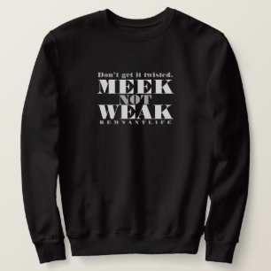 Moletom MEEK não FRACOS (preto)