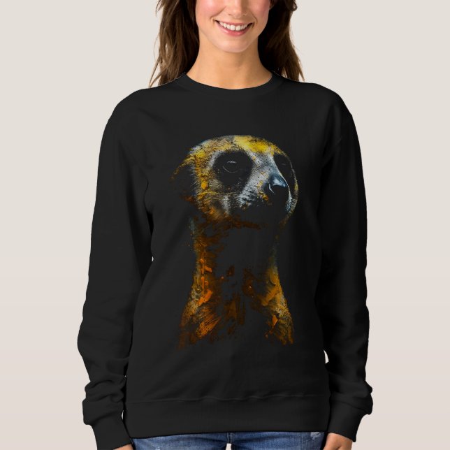 Moletom Meerkat Artwork - Animal Art Meerkat_2 (Frente)