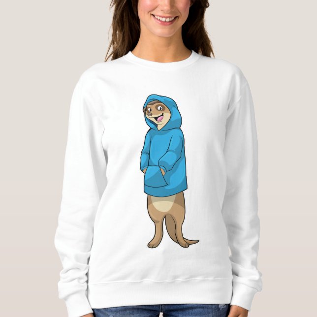 Moletom Meerkat com Hoodie (Frente)