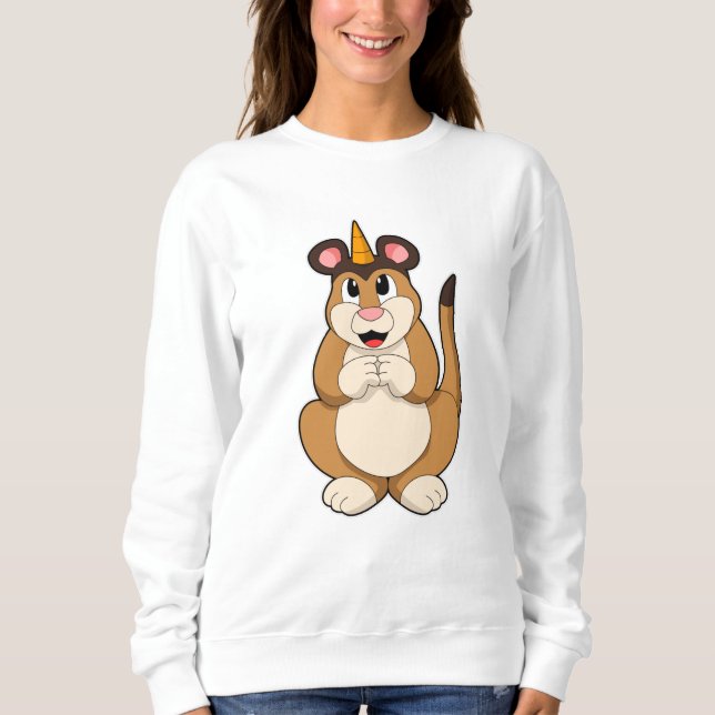 Moletom Meerkat com Horn (Frente)