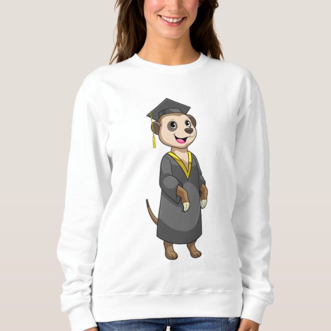 Moletom Meerkat como estudante de Diploma (Frente)