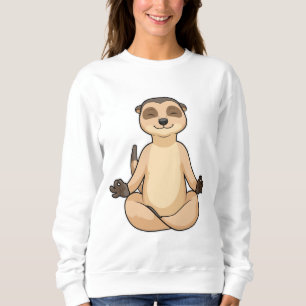 Moletom Meerkat na Meditação Yoga
