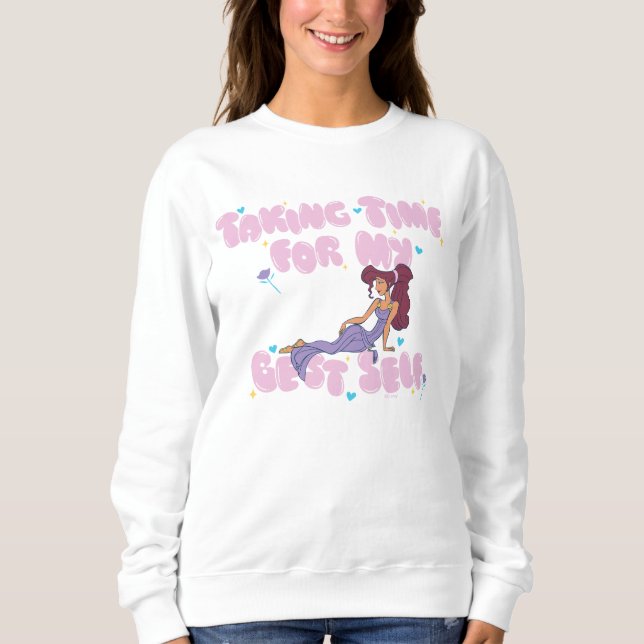 Moletom Megara - Taking Time For My Best Self Sweatshirt (Frente)