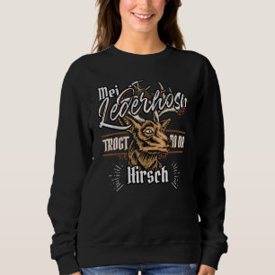 Moletom Mei Lederhosn Trogt No Da Hirsch Leather Trousers