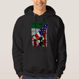 Moletom Meia Bandeira Americana Raízes Nigerianas Bandeira