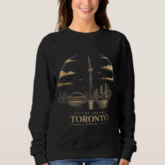 Moletom Meia-Noite Toronto - Sweatshirt com Folha de Ouro