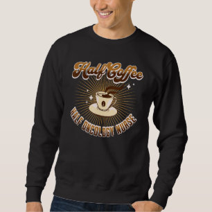 Moletom Meia Oncologia Enfermeira Meia Café dizendo