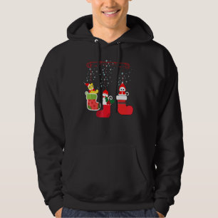 Moletom Meias de Natal de Gato Shih Tzu Xmas Pijama Animal