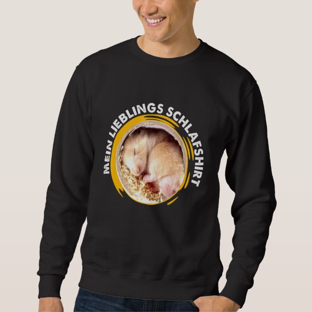 Moletom Mein Lieblingblings Dorme Bebê Hamster Anões (Frente)