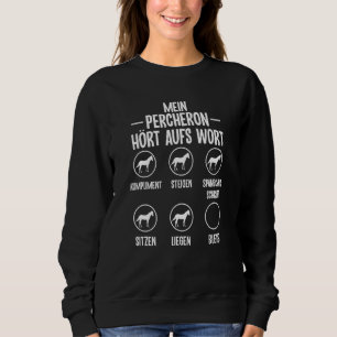 Moletom Mein Percheron Ouve Wort Horse Circensik Floo
