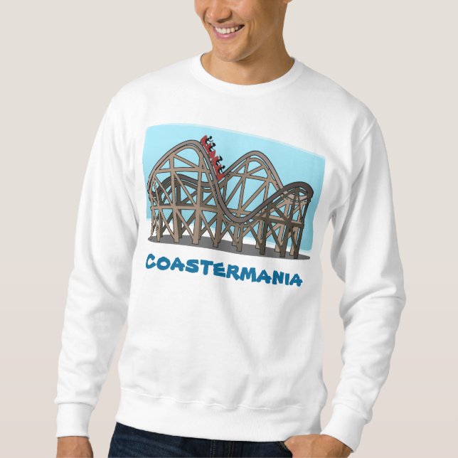 Moletom Meio de "Coastermania" - a camisola dos homens - (Frente)