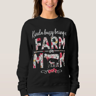 Moletom Meio Ocupado Sendo Uma Fazenda Mãe Fazenda Dia de