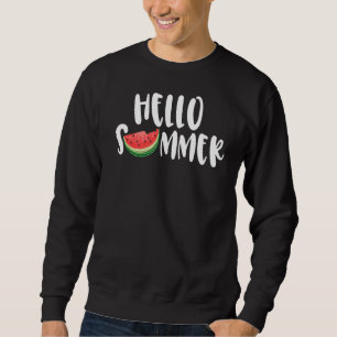 Moletom Melancia Cóta Alô Fruta Vintage Vacatião