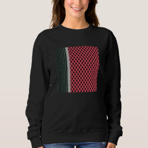 Moletom Melancia palestiniana Hatta Keffiyeh Kufiya Folk