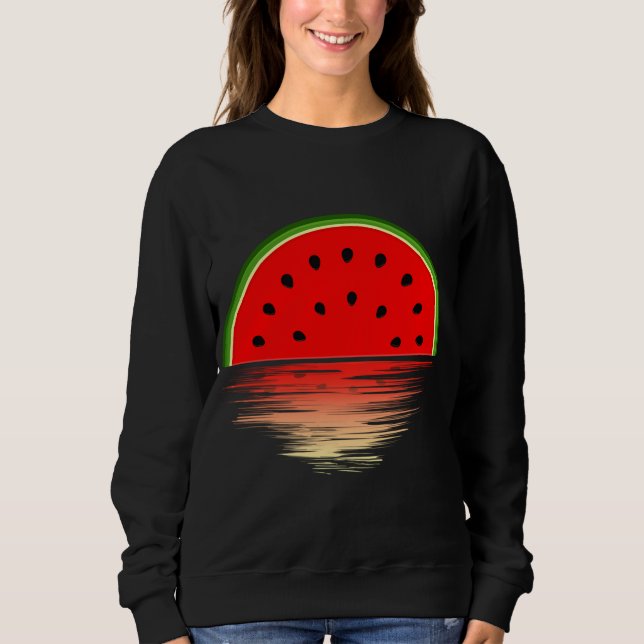 Moletom Melancias Funny Melons Fruta Tropical Sunset Sum (Frente)