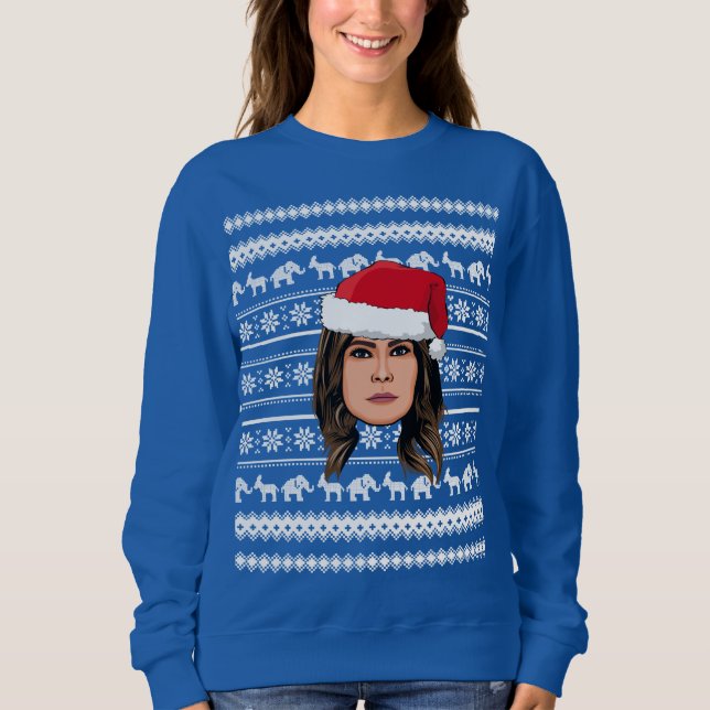 Moletom MELANIA TRUMP Christmas (Frente)