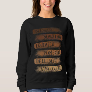 Moletom Melanin African American Black History Month Women